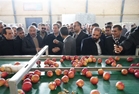 گزارش تصویری،آیین افتتاح بزرگ‌ترین واحد سردخانه و سورتینگ محصولات کشاورزی آذربایجان غربی در اشنویه
