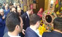 بازدید وزیر جهاد کشاورزی از غرفه استان آذربایجان غربی در نمایشگاه عرضه مستقیم محصولات زنان روستایی و عشایری در همایش بین‌المللی گرامیداشت روز جهانی زنان روستایی و عشایری در تهران 