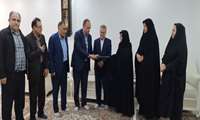  دیدار سرپرست سازمان جهاد کشاورزی آذربایجان غربی با خانواده‌های معظم شهدای جهادگر حبیب پناهی و محرم پور خلیل