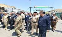 بازدید استاندار و رئیس سازمان جهاد کشاورزی آذربایجان غربی از مرز کیله سردشت