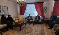دیدار رییس سازمان جهاد کشاورزی آذربایجان غربی با خانواده جهادگرشهید قربانعلی محبی