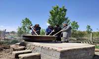 برگزاری مراسم پخت سمنو در نازلوچای شهرستان ارومیه