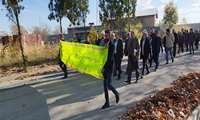 برگزاری همایش پیاده روی کارکنان سازمان جهاد کشاورزی آذربایجان غربی به مناسبت هفته بسیج