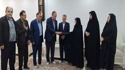  دیدار سرپرست سازمان جهاد کشاورزی آذربایجان غربی با خانواده‌های معظم شهدای جهادگر حبیب پناهی و محرم پور خلیل