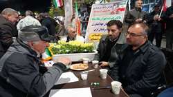 حضور رئیس سازمان جهاد کشاورزی آذربایجان‌غربی در رزمگاه شبانه با شعار خدمت کریمانه