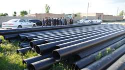  احیای بخش بزرگی از اراضی کشاورزی روستای «آغداش» چهاربرج با تکمیل طرح انتقال آب با لوله 