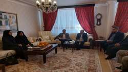 دیدار رییس سازمان جهاد کشاورزی آذربایجان غربی با خانواده جهادگرشهید قربانعلی محبی
