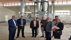 بازدید رئیس سازمان جهاد کشاورزی آذربایجان غربی از واحد نیمه تمام تولیدی در شهرستان نقده